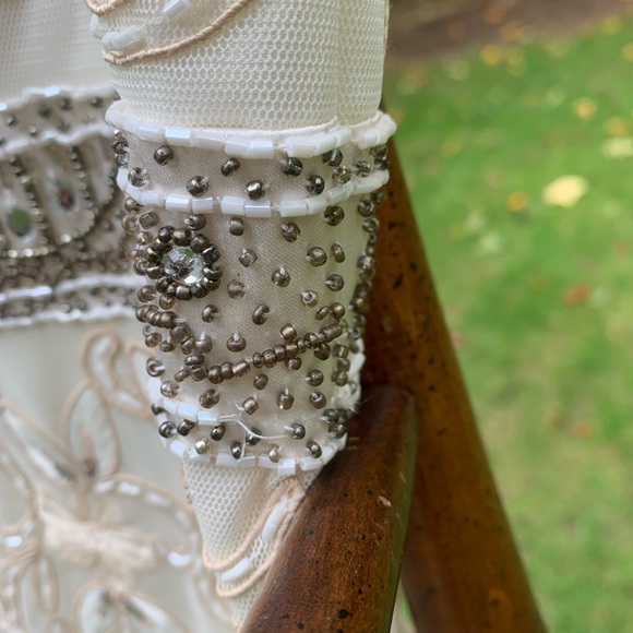 Sue Wong White Beaded Lace Special Occasion Dress (as is) - Picture 4 of 5